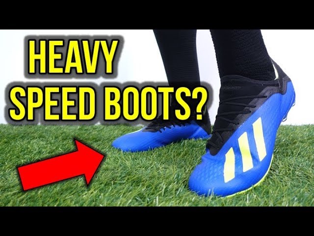 WHY ARE THEY SO HEAVY? - ADIDAS X 18.2 REVIEW + ON FEET - YouTube