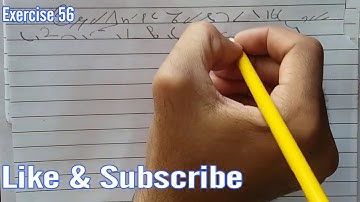 Pitman Shorthand Exercise 56 ,New Era Complete Course, All Exercises 1 to 140, For Beginners / BASIC