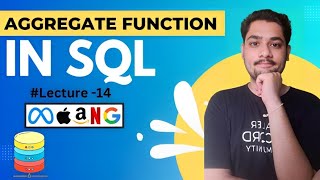 Aggregate Function in SQL || Lecture - 14