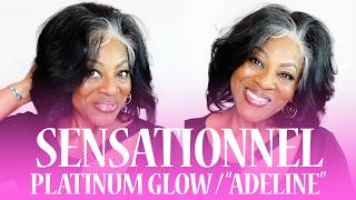 Sensationnel Bare Lace Platinum Glow Glueless 13x6 Hand-Made Lace Front Wig - ADELINE |EBONYLINE.COM