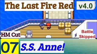 Pokemon The Last Fire Red Part 7 S.s. Anne & Hm Cut Gba Rom Hack
