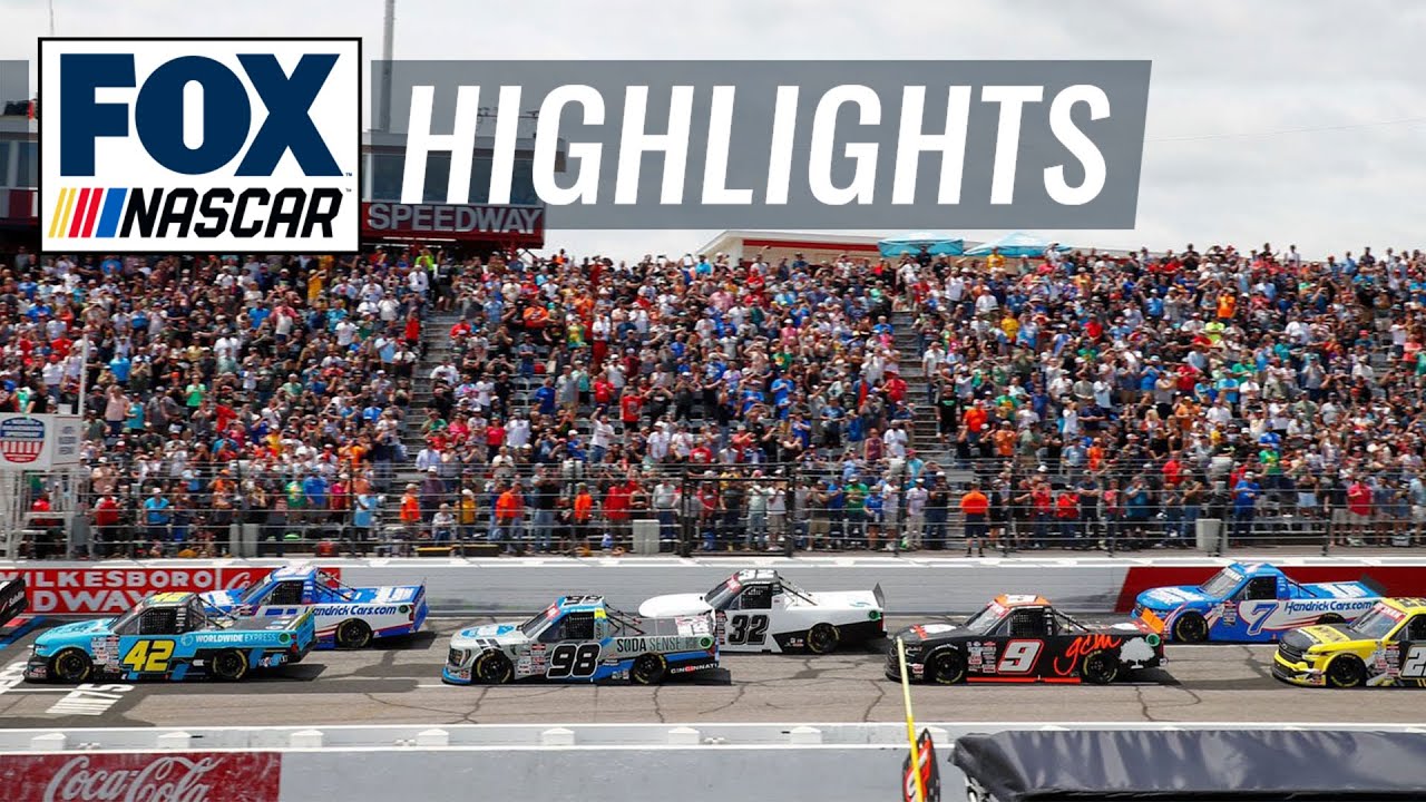 ⁣NASCAR Truck Series Tyson 250 Highlights   NASCAR on FOX