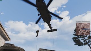 ArmA 3 Milsim - 1-77th AR Fast Rope Training.