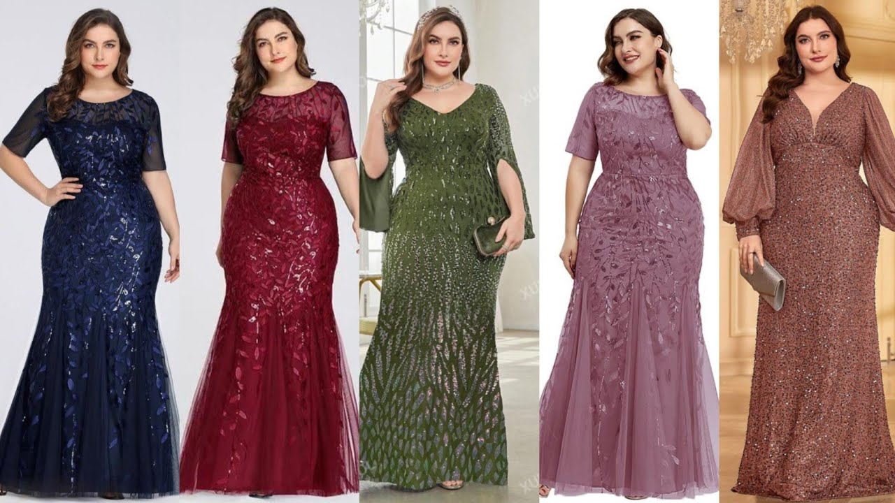 Top most beautiful and gorgeous plus size mother of the bride dress 2025
