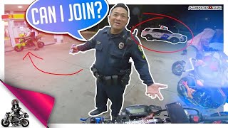 Cop Joins Grom Squad Searching For Epic Wheelie Road