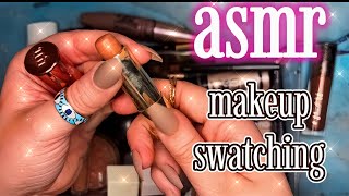 [ASMR] Makeup Collection💄 Rummaging & Swatching | No Talking, Tapping, & Close-Up Sounds