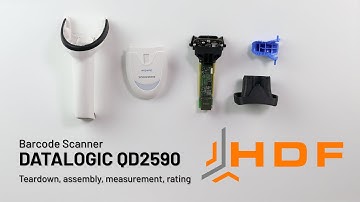Barcode Scanner QR DATALOGIC QD2590 | Teardown, assembly, measurement, rating | ENG