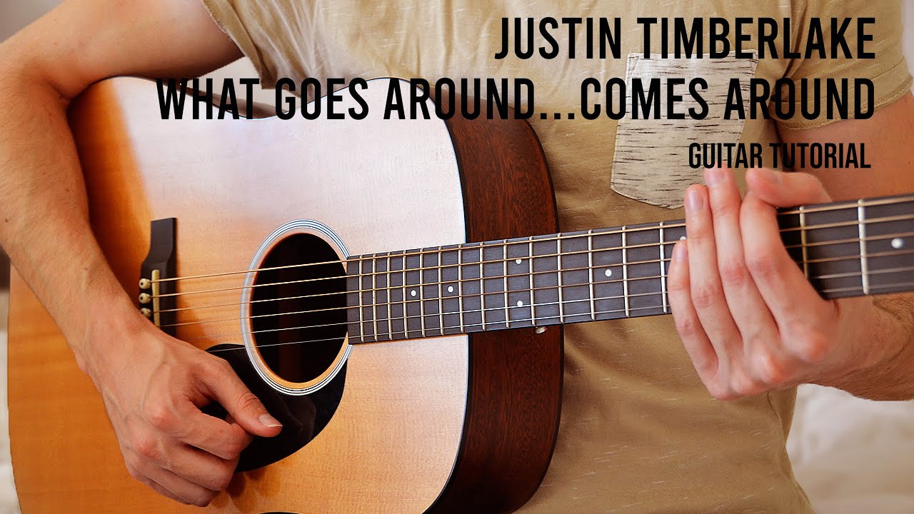 Justin Timberlake – What Goes Around...Comes Around EASY Guitar Tutorial With Chords / Lyrics