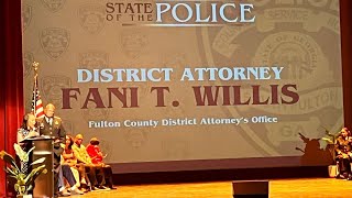 DA Fani Willis emotionally thanks City of South Fulton Police after ‘countless’ threats