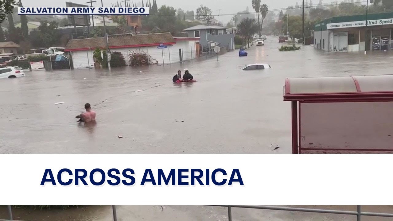 Across America: San Diego flooding - YouTube
