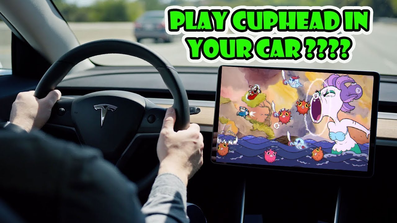 Cuphead pode ser jogado em carros Tesla