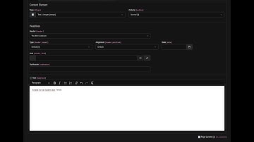 TYPO3 Extension in2code/texter example