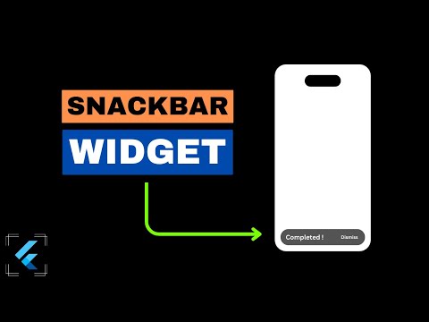 How to display a SnackBar in Flutter | Flutter SnackBar Widget