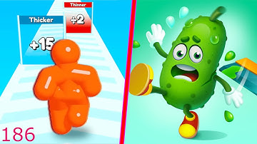 Tall Man Run Vs Wacky Run - Android iOS Gameplay Walkthrough - Mobile Games - 186