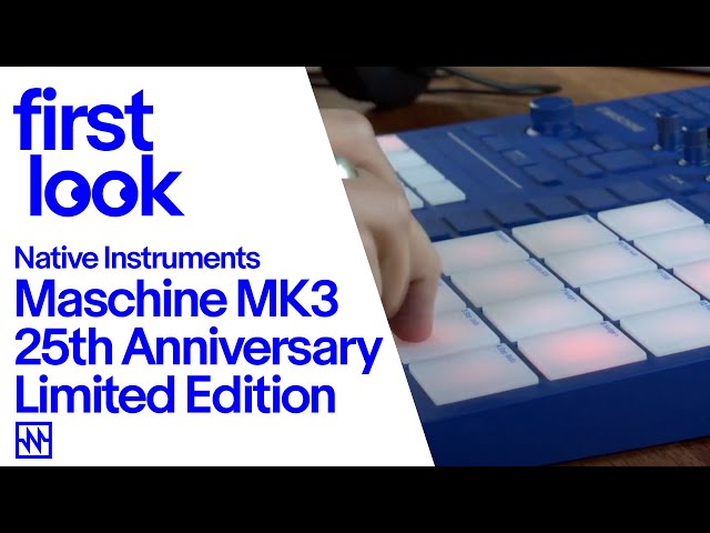 First Look: Native Instruments 25th Anniversary Limited Edition Maschine MK3