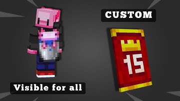 How to make custom capes for minecraft bedrock [Works on Hive]