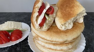 Безумно вкусные лепёшки. Простой рецепт воздушных лепёшек. Молдавский бургер😀