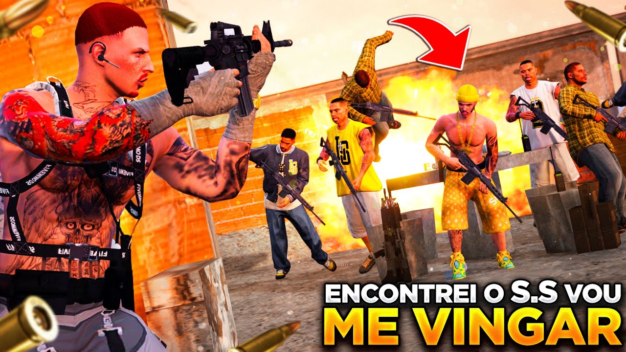 GTA V: VIDA DO CRIME | SS NÃO TEM COMO FUGIR!! A GUERRA CONTINUA MAS A VANTAGEM É MINHA!💣| EP#148