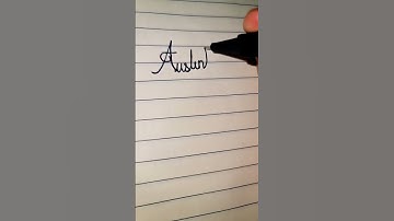 Austin #signature #signature #calligraphyhandwriting