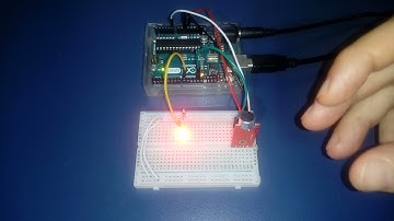 Usando o sensor de som para acender e apagar um led  - Arduino - #arduinobásico 95
