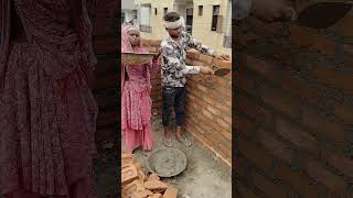 4 Inch brick wall laying #youtubeshorts #ytshorts #youtube #yt #shorts #explore