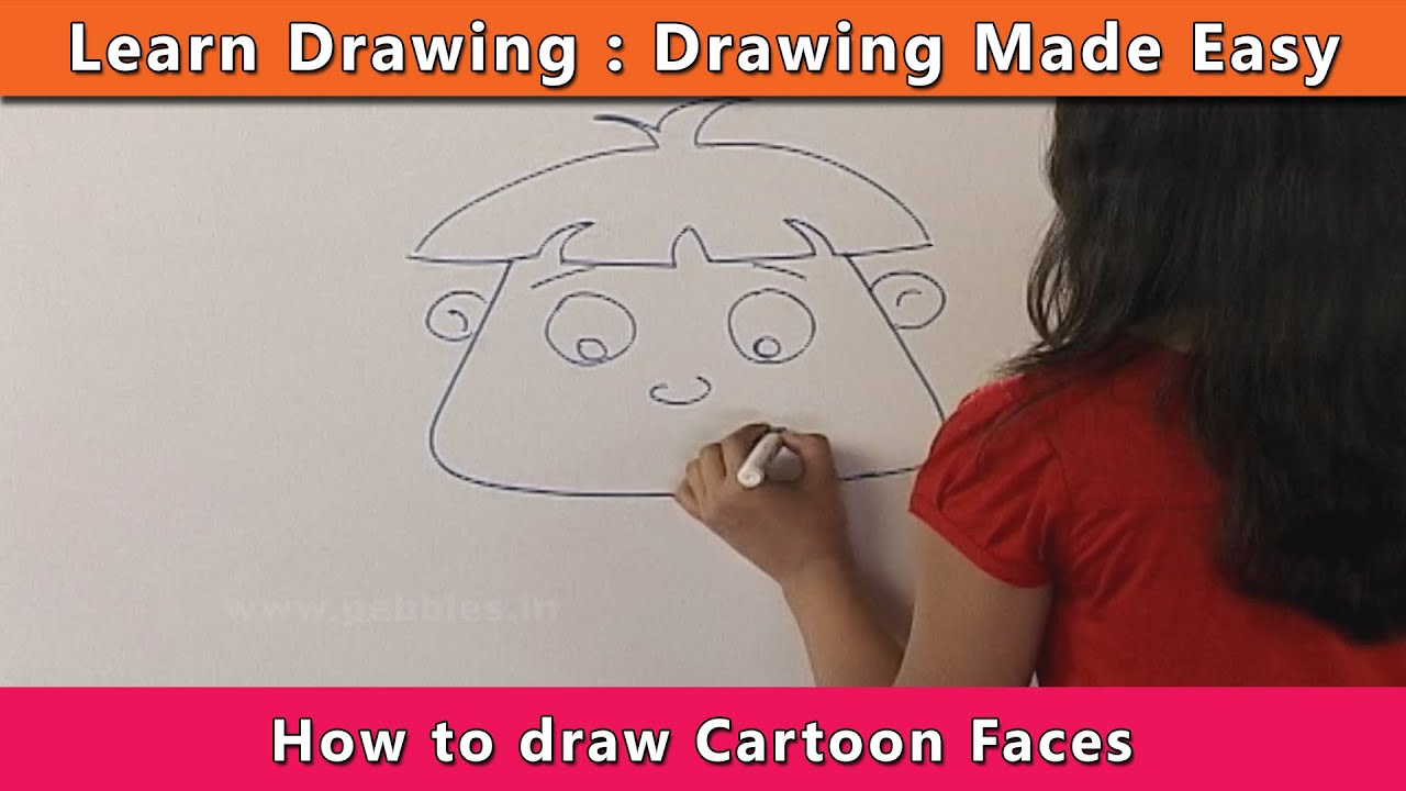 How to draw Cartoon Faces | Learn Drawing For Kids | Learn Drawing Step