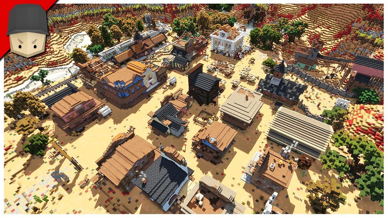 Minecraft - Western Town - YouTube