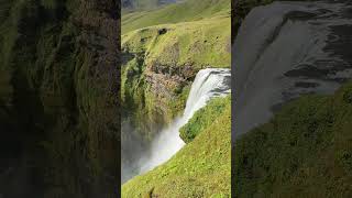 Waterfall in Iceland #iceland #waterfall
