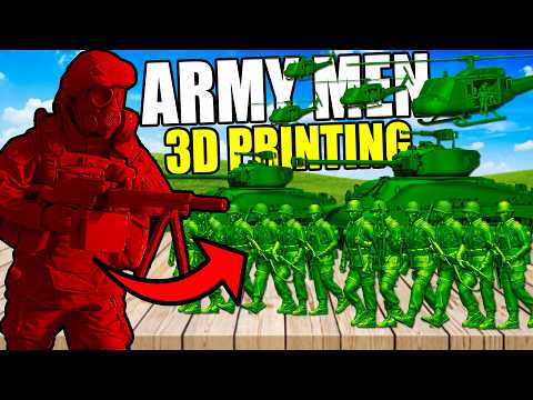 I 3D Printed an ARMY MEN Army...