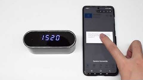 Hd Wifi Clock Camera