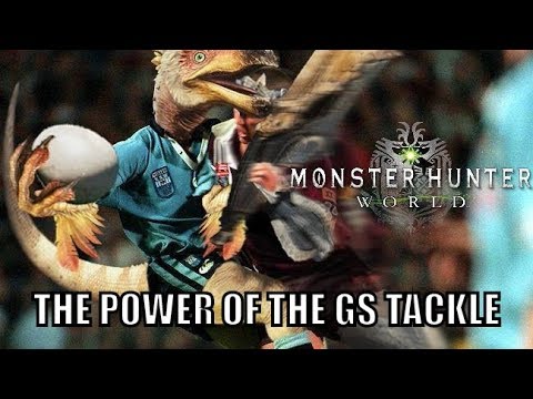 Monster Hunter World - The Power of the Greatsword Tackle 