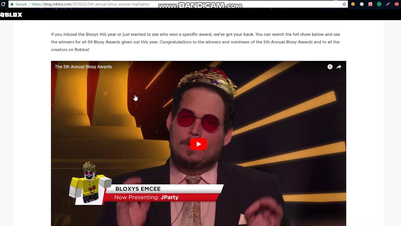 Bloxys Rant 2020 - 
