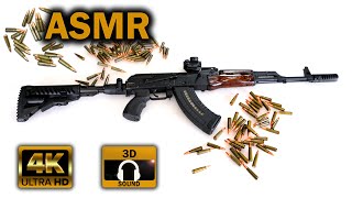 ASMR Kalashnikov cleaning and reloading ammo