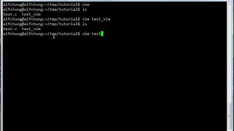 vim Tutorial 1 - open, quit vim, save and quit without saving ...
