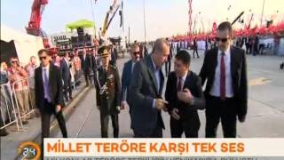 Cumhurbaşkanı Erdoğan:''Vatanına göz dikeni ez oğlum...'' Resimi