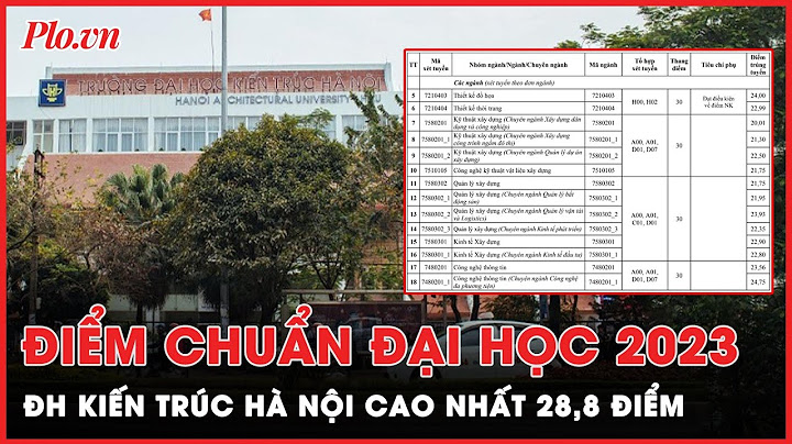 Đại học kiến trúc hà nội có những ngành nào