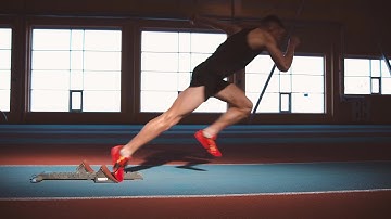 Athlete Running Front and Side Reference Video- Animation Reference Videos