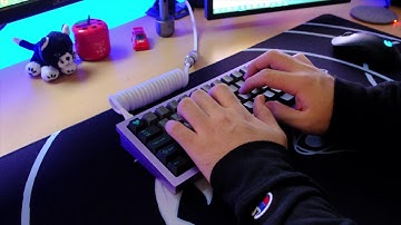 Cannonkeys Lilac Brutal60 With c3 Banana Splits typing sounds