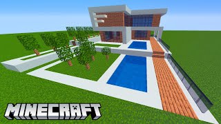 How to Build the Modern Hi-Tech House? Amazing house in the style of Hi-Tech in MINECRAFT.