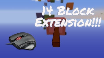 Insane 14 Block Extension | with Handcam and Mouse sounds