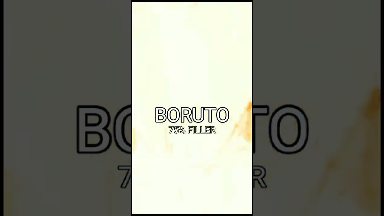 anime and how much filler they each have? 