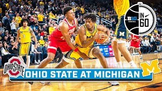 Ohio State at Michigan | Jan. 24, 2026 | B1G Basketball in 60 screenshot 5