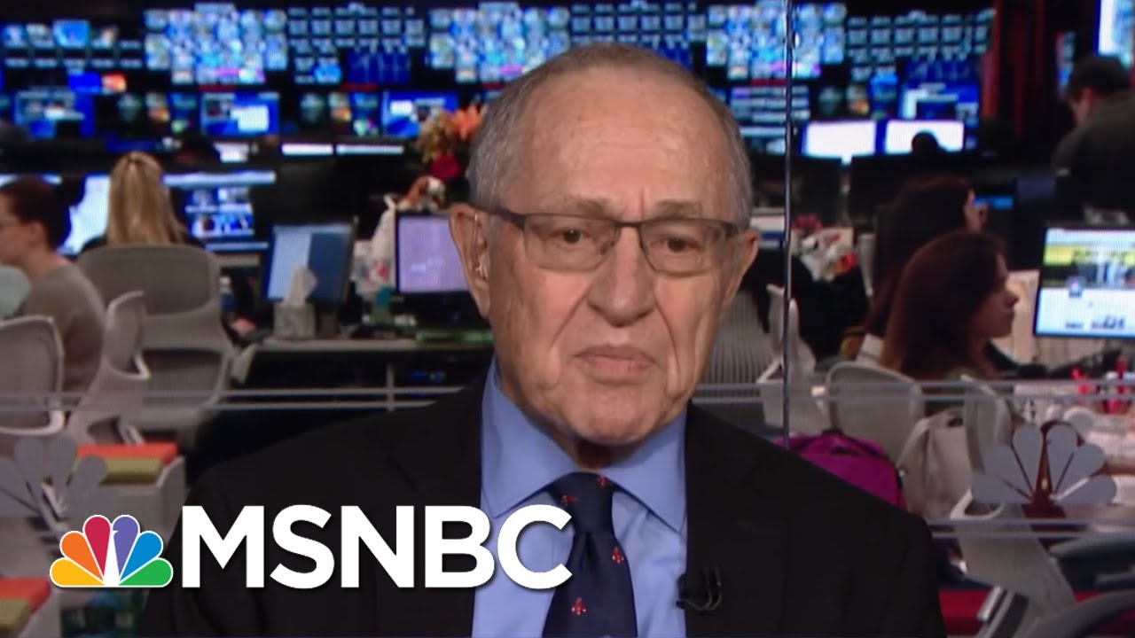 Alan Dershowitz Makes The Case Against Impeaching President Donald Trump | Hardball | MSNBC
