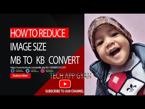 How to reduce image size mb to kb convert | just 1 minute free ll photo ko MB Se KB me kaise kare
