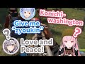 Calli, Noel, and Pekora engaged in international interaction with some puzzlement【RUST/HololiveClip】