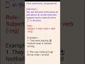 Learn past continuous in a minute !