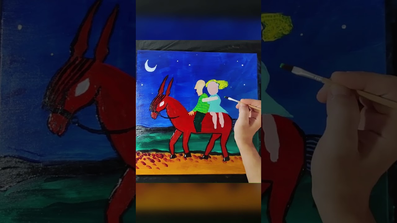 Painting Like VOVA #shorts