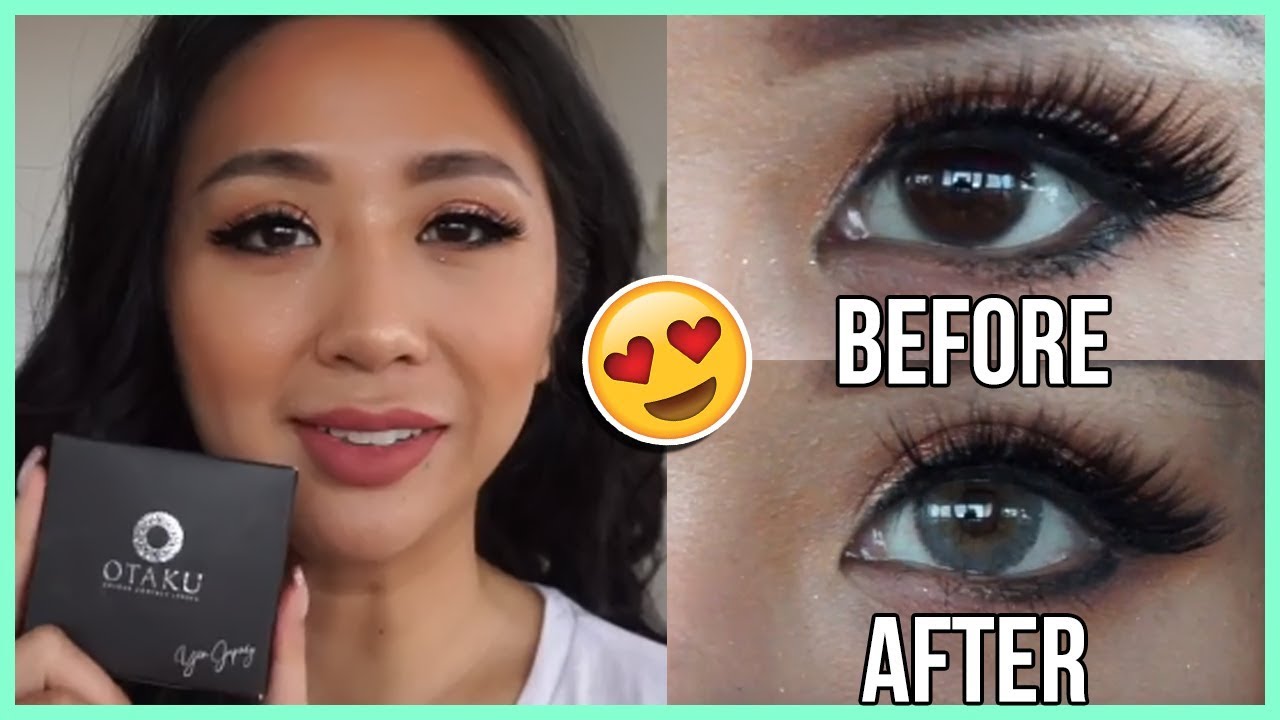 NEW OTAKU LENS SISU BLEU REVIEW  TRY ON DARK EYES SIGNATURE SERIES
