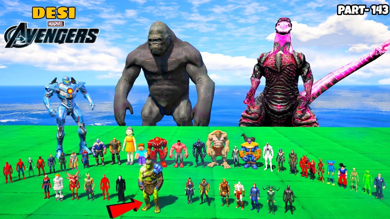 DESI Avengers and THANOS Did Ultimate War Challenge Competition in  GTA 5 | DESI Avengers (Part 143)