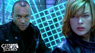 Red Queen's Laser Ambush: ESCAPE the Laser Trap | Resident Evil (2002)